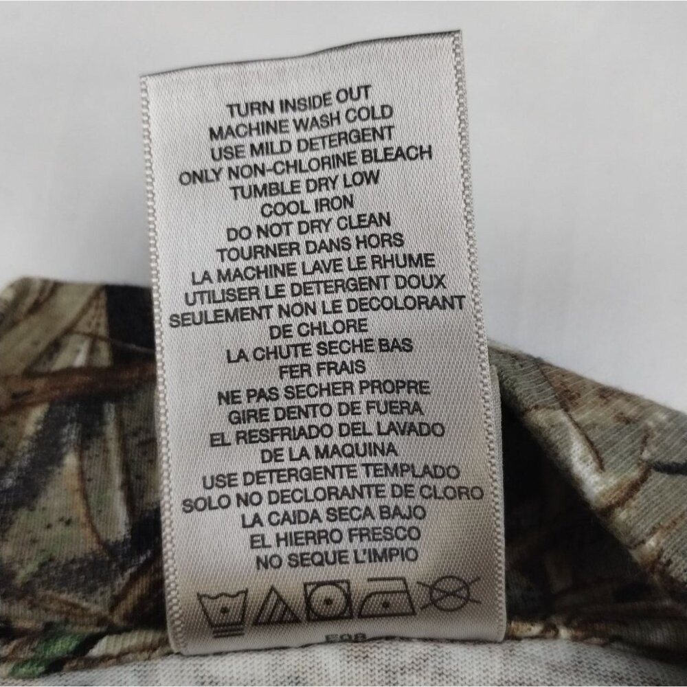 Mossy Oak Duck Blind Men's Camo Hunting Shirt T-Shirt XL SKU 3793 - Picture 6 of 9
